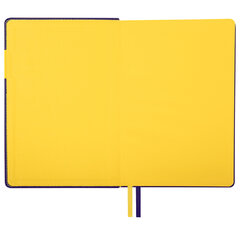 Ежедневник недатированный А5 (138&times;213 мм), BRAUBERG &laquo;AIM&raquo;, под кожу, 136 л., фиолетовый, 113424