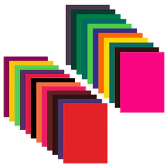 Цветная бумага А4 офсетная, 24 листа 24 цвета, на скобе, BRAUBERG, 200&times;280 мм, &laquo;Птица&raquo;, 113538