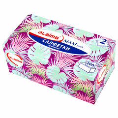 Салфетки косметические 200 шт. в картонном боксе 2-слойные, LAIMA &laquo;Everyday&raquo;, 20&times;20 см, 113589