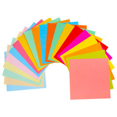 Бумага для оригами и аппликаций 14&times;14 см, 200 листов, 20 цветов, ОСТРОВ СОКРОВИЩ, 113717