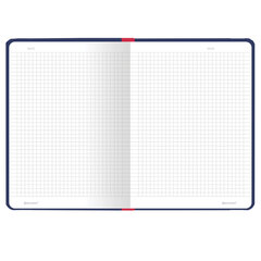 Блокнот с резинкой в клетку 96 л., А5 (145&times;203 мм), твердая обложка, BRAUBERG, &laquo;London&raquo;, 113720