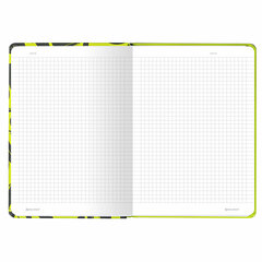 Блокнот с резинкой в клетку 96 л., А5 (145&times;203 мм), твердая обложка, BRAUBERG, &laquo;Calligraphy&raquo;, 113721