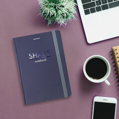 Блокнот с резинкой в клетку 96 л., А5 (145&times;203 мм), твердая обложка, BRAUBERG, &laquo;Shade&raquo;, 113725