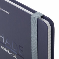 Блокнот с резинкой в клетку 96 л., А5 (145&times;203 мм), твердая обложка, BRAUBERG, &laquo;Shade&raquo;, 113725