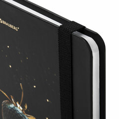 Блокнот с резинкой без линовки 96 л., А5 (145&times;203 мм), твердая обложка с фольгой, BRAUBERG, &laquo;Strawberry&raquo;, 113735