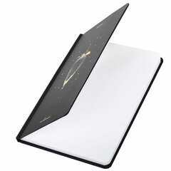 Блокнот с резинкой без линовки 96 л., А5 (145&times;203 мм), твердая обложка с фольгой, BRAUBERG, &laquo;Strawberry&raquo;, 113735