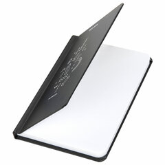 Блокнот с резинкой в клетку 96 л., МАЛЫЙ ФОРМАТ А6 (109&times;148 мм), твердая обложка, BRAUBERG, &laquo;Elements&raquo;, 113736