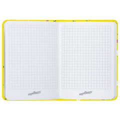 Блокнот с резинкой в клетку 96 л., МАЛЫЙ ФОРМАТ А6 (109&times;148 мм), твердая обложка, ЮНЛАНДИЯ, &laquo;Авокадо&raquo;, 113745