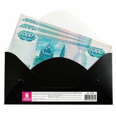 Конверт для денег &laquo;HAPPY BIRTHDAY!&raquo;, Цветы, 166&times;82 мм, выборочный лак, ЗОЛОТАЯ СКАЗКА, 113748