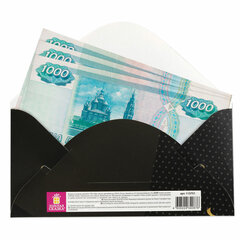 Конверт для денег &laquo;HAPPY BIRTHDAY TO YOU!&raquo;, Шары, 166&times;82 мм, выборочный лак, ЗОЛОТАЯ СКАЗКА, 113751