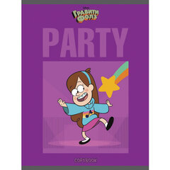 Тетрадь А5, 48 л., HATBER, скоба, клетка, обложка картон, &laquo;Гравити Фолз&raquo; (микс в спайке), 068737