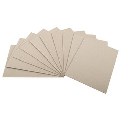 Картон переплетный толщина 1,75 мм А4 (210&times;297 мм), КОМПЛЕКТ 10 шт., BRAUBERG, 114211