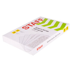 Бумага писчая БОЛЬШОГО ФОРМАТА А3, 65 г/<wbr/>м<sup>2</sup>, 500 л., Россия, белизна 92% (ISO), STAFF, 114213