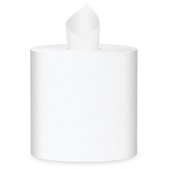 Полотенца бумажные с центральной вытяжкой 120 м, PROtissue (M1) COMFORT, 1-слойные, белые, КОМПЛЕКТ 12 рулонов, С194