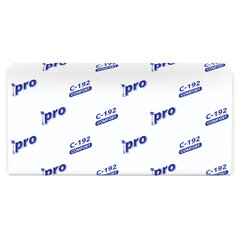 Полотенца бумажные 250 шт., PROtissue (H3) COMFORT, 1-слойные, белые, КОМПЛЕКТ 20 пачек, 22&times;21 см, V-сложение, С192