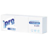 Салфетки бумажные 500 шт., 23х23 см, PROtissue COMFORT, "Big Pack", белые, КОМПЛЕКТ 10 пачек, С211