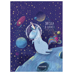 Блокнот МАЛЫЙ ФОРМАТ А6 105&times;152 мм, 40 л., гребень, фольга, TWIN лак, клетка, &laquo;МИКС 3&raquo; (8 видов), 099074