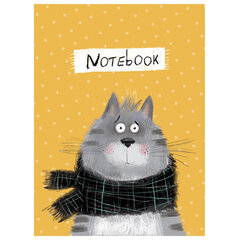 Блокнот МАЛЫЙ ФОРМАТ А7 75&times;105 мм, 40 л., гребень, фольга, TWIN лак, клетка, &laquo;МИКС 5&raquo; (6 видов), 099104