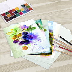 Папка для акварели А4, 20 л., 270 г/<wbr/>м<sup>2</sup>, мелкое зерно, BRAUBERG ART CLASSIC, &laquo;Беседка в парке&raquo;, 114398