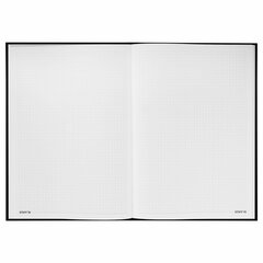 Блокнот БОЛЬШОЙ ФОРМАТ (205&times;290 мм) А4, 80 л., твердый, клетка, STAFF, &laquo;Black&raquo;, 114403