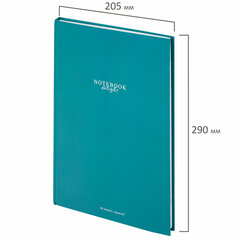 Блокнот БОЛЬШОЙ ФОРМАТ (205&times;290 мм) А4, 80 л., твердый, клетка, STAFF, &laquo;Моноколор&raquo;, 114404