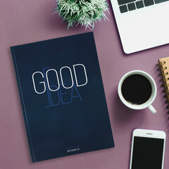 Блокнот БОЛЬШОЙ ФОРМАТ (205&times;290 мм) А4, 128 л., твердый, клетка, STAFF, &laquo;Good Idea&raquo;, 114406