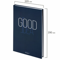 Блокнот БОЛЬШОЙ ФОРМАТ (205&times;290 мм) А4, 128 л., твердый, клетка, STAFF, &laquo;Good Idea&raquo;, 114406