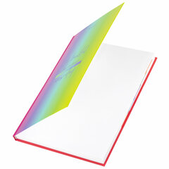 Блокнот БОЛЬШОЙ ФОРМАТ (206&times;291 мм) А4, 160 л., твёрдый, блок 5 цветов, клетка, BRAUBERG, &laquo;Градиент&raquo;, 114408