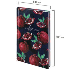 Блокнот А5 (134&times;206 мм), 80 л., твёрдый, клетка, STAFF, &laquo;Гранаты&raquo;, 114411