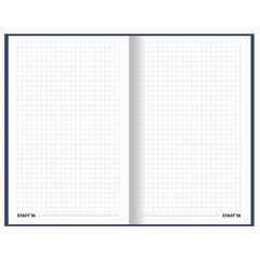 Блокнот А5 (134&times;206 мм), 80 л., твёрдый, клетка, STAFF, &laquo;Office&raquo;, 114414