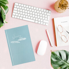 Блокнот А5 (134&times;206 мм), 80 л., твёрдый, клетка, STAFF, &laquo;Pastel&raquo;, 114416