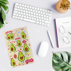 Блокнот А5 (134&times;206 мм), 80 л., твёрдый, клетка, BRAUBERG KIDS, &laquo;Авокадики&raquo;, 114418