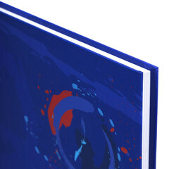 Блокнот А5 (134&times;206 мм), 80 л., твёрдый, клетка, выборочный лак, STAFF, &laquo;Часы&raquo;, 114423