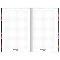 Блокнот А5 (134&times;206 мм), 80 л., твёрдый, клетка, выборочный лак, BRAUBERG KIDS, &laquo;Donuts&raquo;, 114425