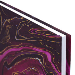 Блокнот А5 134&times;206 мм, 80 л., твёрдый, клетка, тиснение фольгой, STAFF, &laquo;Marble&raquo;, 114429