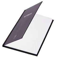 Блокнот МАЛЫЙ ФОРМАТ (110&times;147 мм), А6, 80 л., твёрдый, клетка, STAFF, &laquo;Black&raquo;, 114435