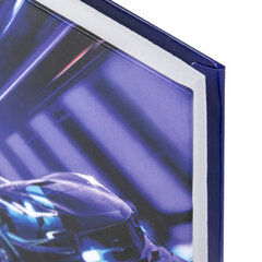 Блокнот МАЛЫЙ ФОРМАТ (110&times;147 мм), А6, 80 л., твёрдый, клетка, BRAUBERG KIDS, &laquo;Super Car&raquo;, 114441