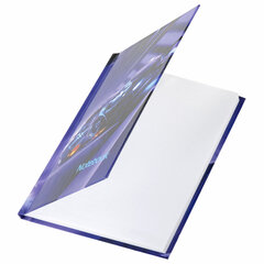 Блокнот МАЛЫЙ ФОРМАТ (110&times;147 мм), А6, 80 л., твёрдый, клетка, BRAUBERG KIDS, &laquo;Super Car&raquo;, 114441