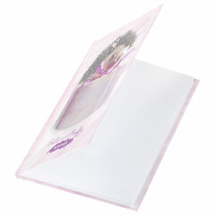 Блокнот МАЛЫЙ ФОРМАТ (110&times;147 мм), А6, 80 л., твёрдый, клетка, BRAUBERG KIDS, &laquo;Ёжик&raquo;, 114442