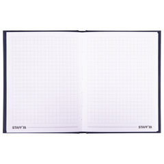 Блокнот МАЛЫЙ ФОРМАТ (110&times;147 мм), А6, 80 л., твёрдый, клетка, выборочный лак, STAFF, &laquo;Office&raquo;, 114446