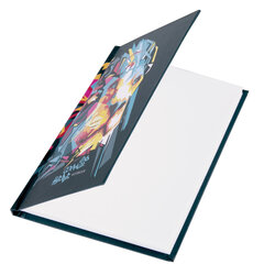 Блокнот МАЛЫЙ ФОРМАТ (110&times;147 мм), А6, 80 л., твёрдый, клетка, выборочный лак, STAFF, &laquo;Лев&raquo;, 114447