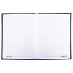 Блокнот МАЛЫЙ ФОРМАТ (110&times;147 мм), А6, 80 л., твёрдый, клетка, выборочный лак, STAFF, &laquo;Лев&raquo;, 114447