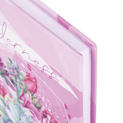 Блокнот МАЛЫЙ ФОРМАТ (110&times;147 мм), А6, 80 л., твёрдый, клетка, выборочный лак, STAFF, &laquo;Нежность&raquo;, 114448