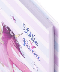 Блокнот МАЛЫЙ ФОРМАТ (110&times;147 мм), А6, 80 л., твёрдый, клетка, выборочный лак, BRAUBERG KIDS, &laquo;Queen&raquo;, 114450