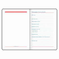 Ежедневник недатированный А5 148&times;218 мм GALANT &laquo;Ritter&raquo;, под кожу, 160 л., черный, 114464