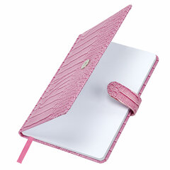 Еженедельник недатированный А5 145&times;215 мм, BRAUBERG &laquo;Party&raquo;, под кожу, 64 л., розовый, 114471