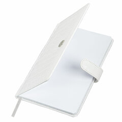 Еженедельник недатированный А5 145&times;215 мм, BRAUBERG &laquo;Party&raquo;, под кожу, 64 л., белый, 114473