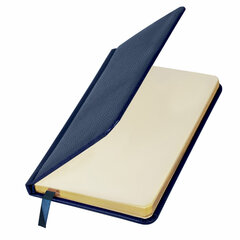 Еженедельник недатированный МАЛЫЙ ФОРМАТ 95&times;155 мм, А6, BRAUBERG &laquo;Iguana&raquo;, под кожу, 64 л., синий, 114479