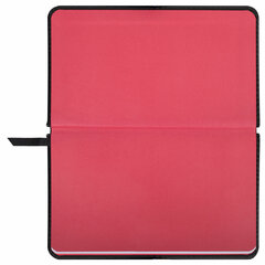 Еженедельник недатированный МАЛЫЙ ФОРМАТ 95&times;155 мм А6 BRAUBERG &laquo;Rainbow&raquo;, под кожу, 64 л., черный, 114485