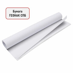 Бумага для акварели А1 (600&times;850 мм), КОМПЛЕКТ 5 листов, среднее зерно, 200 г/<wbr/>м<sup>2</sup>, ГОЗНАК, BRAUBERG ART CLASSIC, 114488